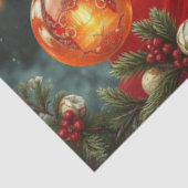 Papier Mousseline Papier à papier fleur de Noël (Détail)