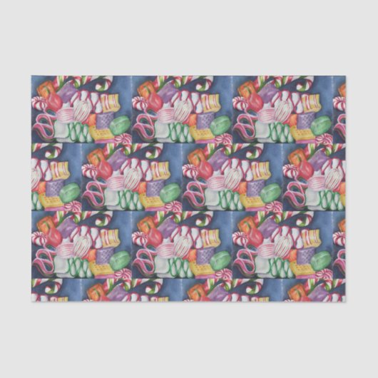 Papier Mousseline Papier à papier pour bonbons de Noël (Recto)