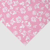 Papier Mousseline Papier à papier Rose et rose et blanc (Détail)