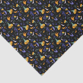 Papier Mousseline Papier à papier Tissu Forestier Halloween (Détail)