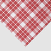 Papier Mousseline Papier à papier tôle rouge foncé et blanc (Détail)