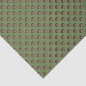 Papier Mousseline Papier à tissus à motifs de maïs vert (Détail)