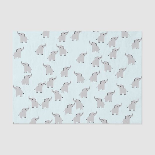 Papier Mousseline Papier à tissus doux pour éléphants (Recto)