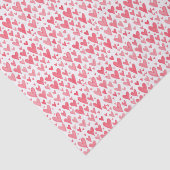 Papier Mousseline Papier à tissus pour coeur d'aquarelle de Valentin (Détail)