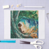 Papier Mousseline Papier absorbant entre les vagues (Artisanat)