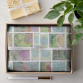 Papier Mousseline Papier Abstrait-9Tissu Floral (Cadeau)