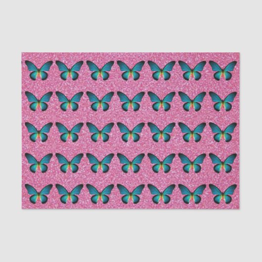 Papier Mousseline Papier bleu sur papier papier papier tissu à Parti (Recto)