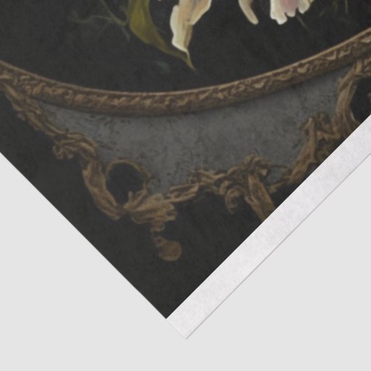 Papier Mousseline Papier Bouquet Rose (Détail)