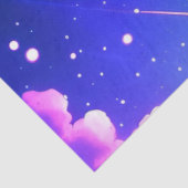 Papier Mousseline Papier cadeau d'anniversaire bleu céleste et rose (Détail)