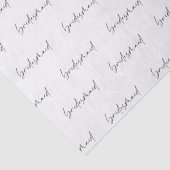 Papier Mousseline Papier cadeau de Bridesmaid (Détail)