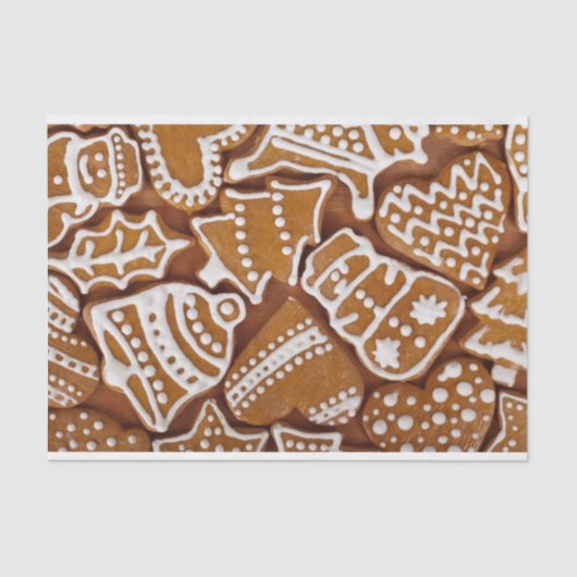 Papier Mousseline Papier cadeau de Noël Cookie (Recto)