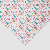Papier Mousseline Papier cadeau de Noël de chien (Détail)