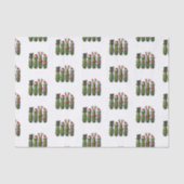 Papier Mousseline Papier cadeau de Noël Picks de vacances (Recto)