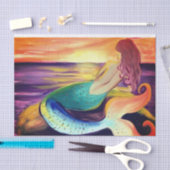 Papier Mousseline Papier cadeau de sirène vintage (Artisanat)