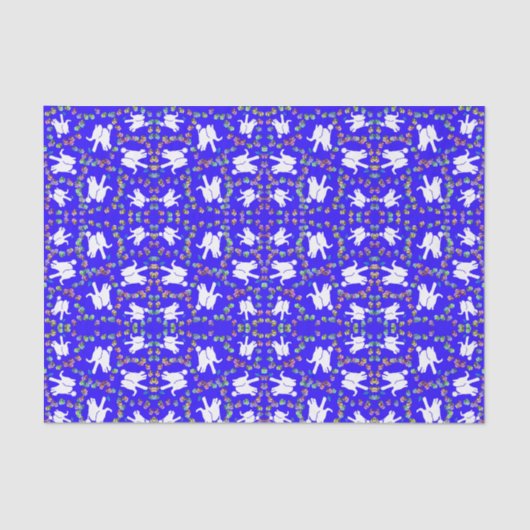 Papier Mousseline Papier cadeau Hanoukka pour éléphant blanc mou (Recto)