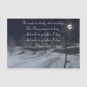 Papier Mousseline Papier cadeau Robert Frost (Recto)