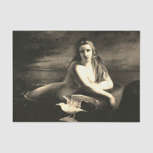 Papier Mousseline Papier cadeau Sirène et Seagull (Recto)