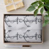 Papier Mousseline Papier cadeau Tissu Ancre vintage (Cadeau)