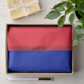 Papier Mousseline Papier cadeau Tissu avec drapeau français (Cadeau)