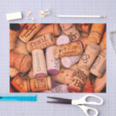Papier Mousseline Papier cadeau Vin Cork (Artisanat)