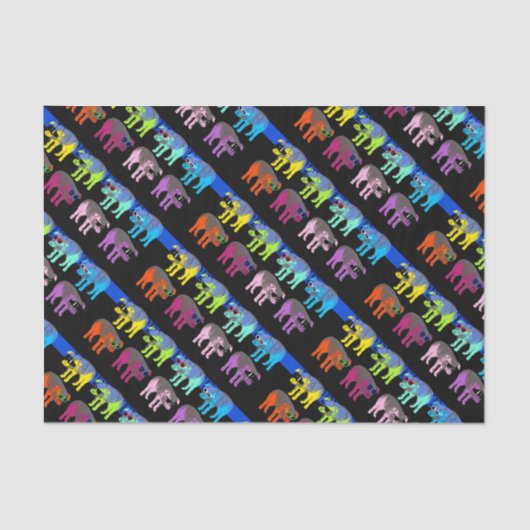 Papier Mousseline Papier chinois porcin pour le Nouvel An 2019 (Recto)