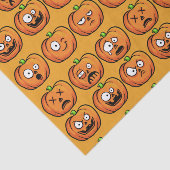 Papier Mousseline Papier Citrouille d'Halloween (Détail)