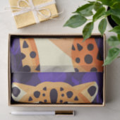 Papier Mousseline Papier coloré de découpage animal Cheetah (Cadeau)