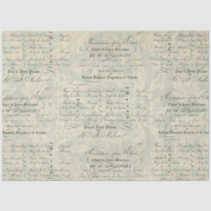 Papier Mousseline Papier compagnon de découpage Ephemera Peacock