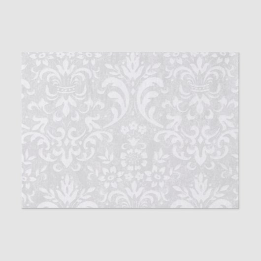 Papier Mousseline Papier DamaskTissu bleu clair (Recto)