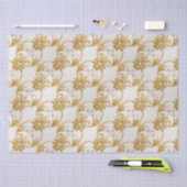 Papier Mousseline Papier d'art AI Gold Blanc (Artisanat)