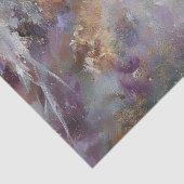 Papier Mousseline Papier d'artisanat en chats floraux violets d'hive (Détail)