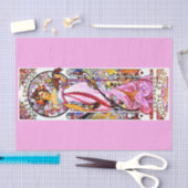 Papier Mousseline Papier de découpage 10"x15" - Alphonse Mucha 1 (Artisanat)