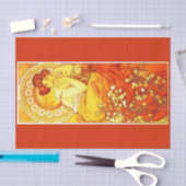 Papier Mousseline Papier de découpage 10"x15" - Alphonse Mucha 17 (Artisanat)