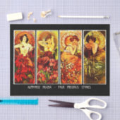 Papier Mousseline Papier de découpage 10"x15" - Alphonse Mucha 21 (Artisanat)