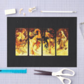 Papier Mousseline Papier de découpage 10"x15" - Alphonse Mucha 24 (Artisanat)