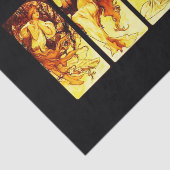 Papier Mousseline Papier de découpage 10"x15" - Alphonse Mucha 24 (Détail)