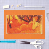 Papier Mousseline Papier de découpage 10"x15" - Alphonse Mucha 25 (Artisanat)