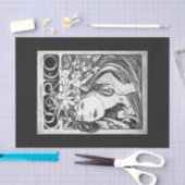 Papier Mousseline Papier de découpage 10"x15" - Alphonse Mucha 36 (Artisanat)