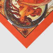 Papier Mousseline Papier de découpage 10"x15" - Alphonse Mucha 37 (Détail)