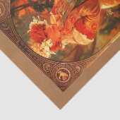 Papier Mousseline Papier de découpage 10"x15" - Alphonse Mucha 38 (Détail)