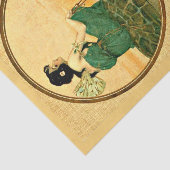 Papier Mousseline Papier de découpage 10"x15" - Raphael Kirchner 5 (Détail)