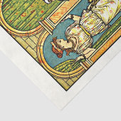 Papier Mousseline Papier de découpage 10"x15" - Walter Crane 7 (Détail)