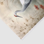 Papier Mousseline Papier de découpage 4 de la grue japonaise (Détail)