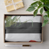 Papier Mousseline Papier de découpage à fleur rouge 3D (Cadeau)