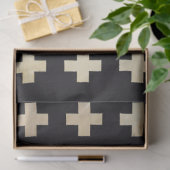 Papier Mousseline Papier de découpage à motifs noir et blanc (Cadeau)