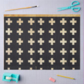 Papier Mousseline Papier de découpage à motifs noir et blanc (Artisanat)