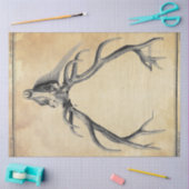 Papier Mousseline Papier de découpage Antler (Artisanat)
