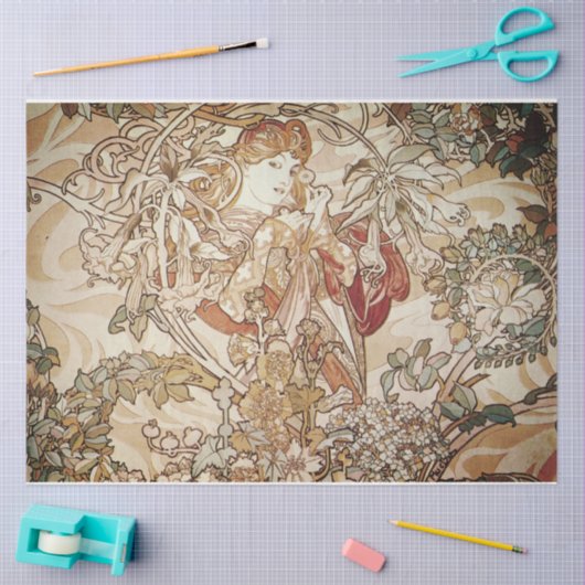 Papier Mousseline Papier de découpage Art nouveau (Artisanat)