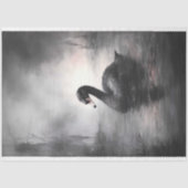 Papier Mousseline Papier de découpage Black Swan 2 (Recto)