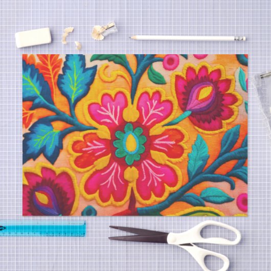 Papier Mousseline Papier de découpage BOHEMIA (Artisanat)